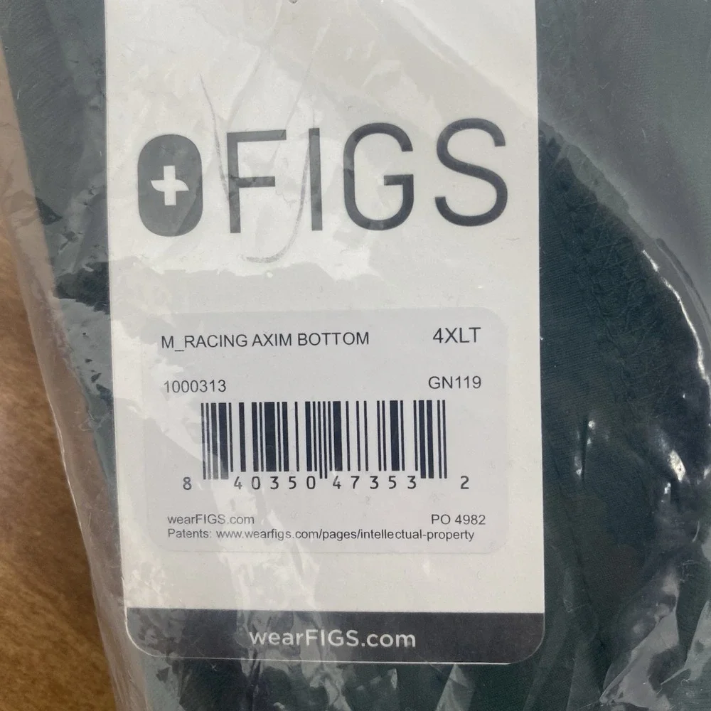 Figs Mens British Racing Green 4XL-Tall Axim‎ Cargo Scrub Pants Medical nursing